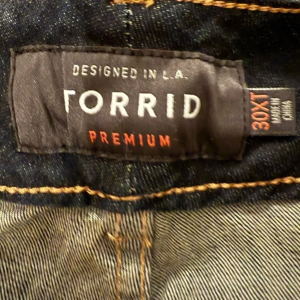 Torrid Women's Dark Blue Premium Jeans size 30XT